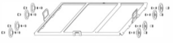 Адаптор для кассет SWT Smeg KSLR260